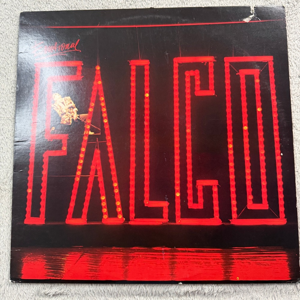 Falco Emotional Vinyl LP 1986 Sire Records 1-25522 Pop Rock Album